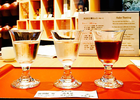 Japanese Sake Information Center: Sake tasting (3 types)
