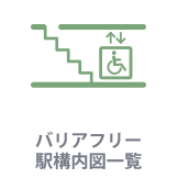 バリアフリー・駅構内図一覧アイコン