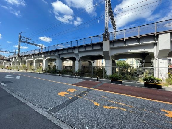 新三河島～町屋駅間高架下＜更地＞