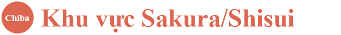Khu vực Sakura/Shisui (Chiba)