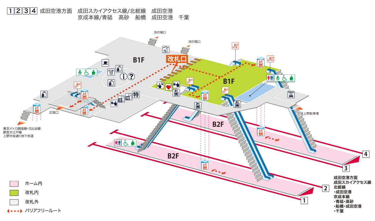 駅 構内 図 上野